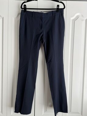 J. Crew Navy Bi-Stretch Suiting Pants